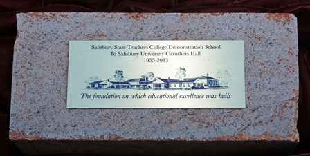 Caruthers Hall plaque